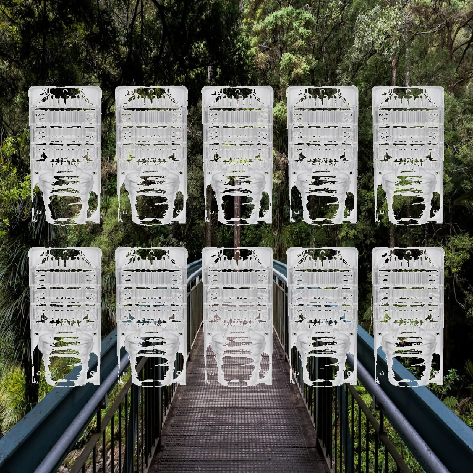 Flowerpot Carrier Case for 15cm Plant Pot Clear PVC Blister Pack Plant Box for Retail and Shipping