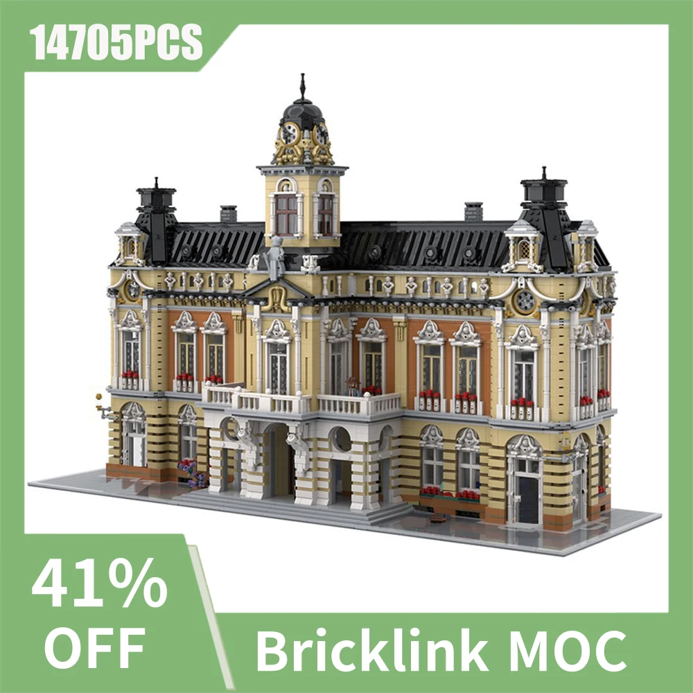 Nuevo 14705 Uds ciudad Venta caliente Street View Moc modelo de salón de ciudad Modular DIY ideas creativas juguete para niños regalo de Navidad bloques de construcción