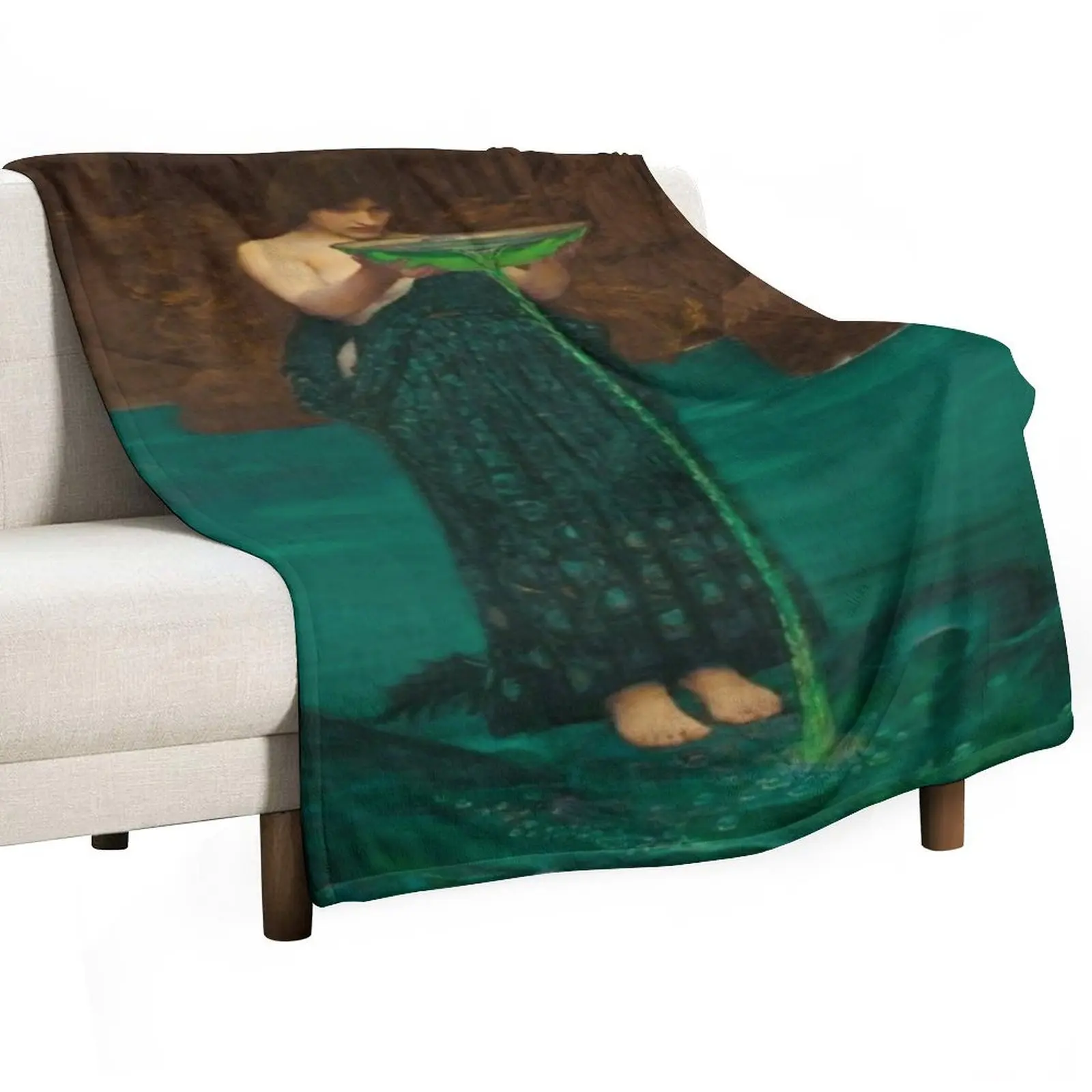 

John William Waterhouse - Circe Invidiosa Throw Blanket Sofas Hairy Kid'S funny gift Blankets