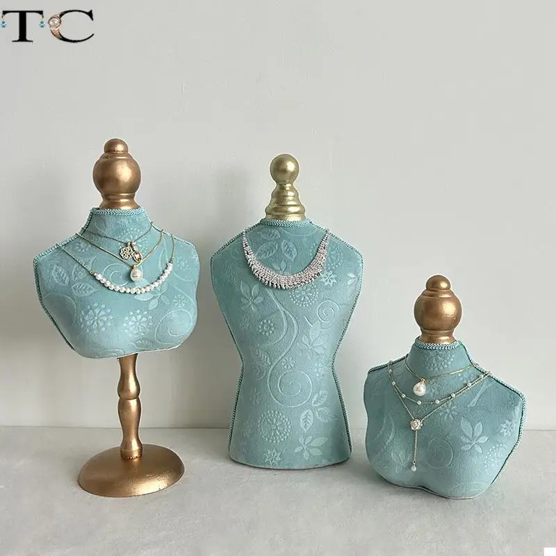 

Vertical Portrait Necklace Stand Jewelry Display Stand Necklace Pendant Storage and Display Stand