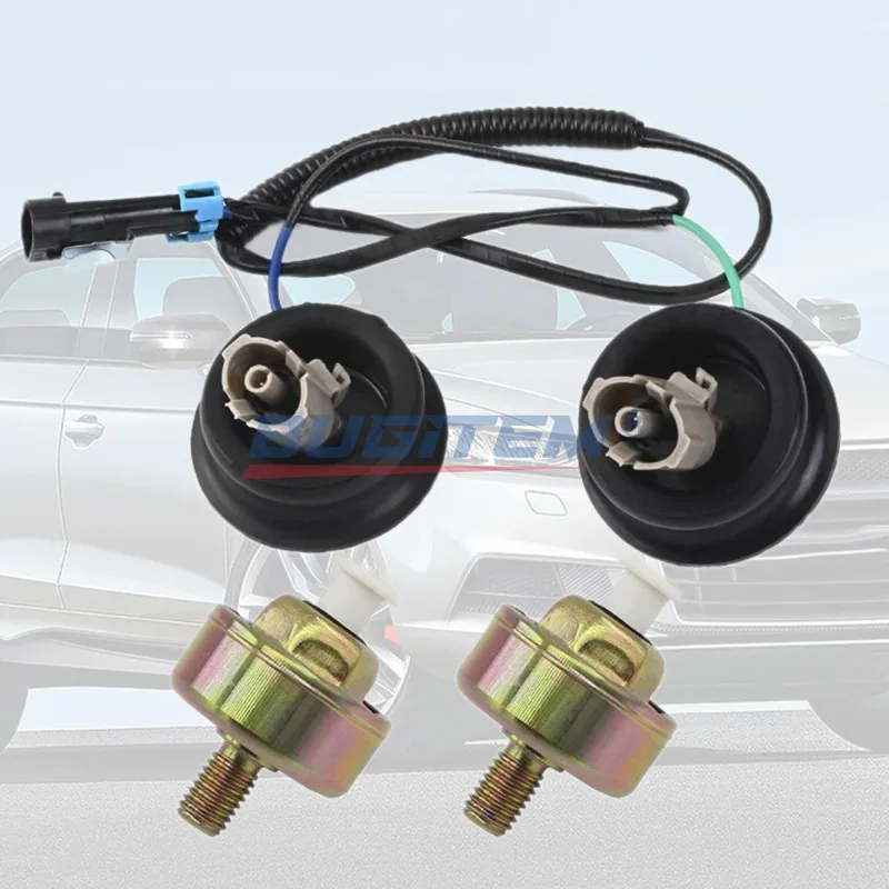 

1 Set New Engine Detonation Knock Sensor w/Harness 12601822 12589867 10456603 For Chevrolet Silverado Suburban GMC Cadillac