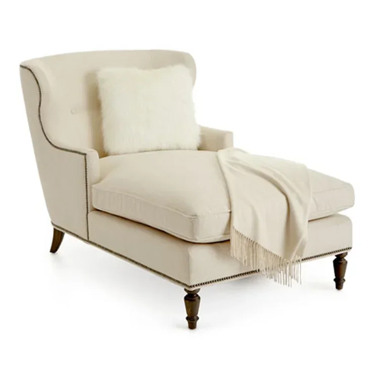 أريكة محظية من القماش الأمريكي، أريكة بسيطة لغرفة المعيشة، سرير الأميرة، غرفة النوم، كرسي الترفيه #4