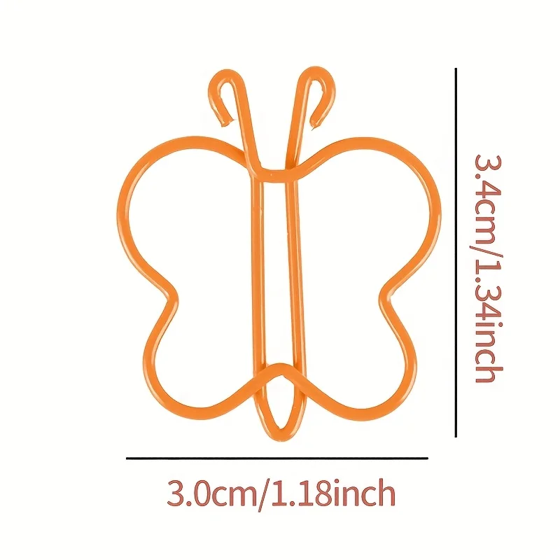 10/20pcs Multicolor PET Plastic Binder Clips -Cute Color-Coded Office Supplies Suitable for Books, Bulletin Boards, Bookmarks