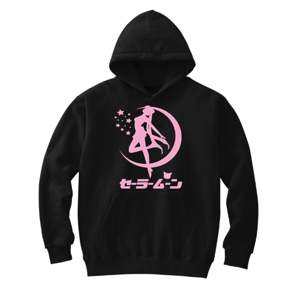 

Осенне-зимняя толстовка с мультяшным анимационным принтом, универсальный повседневный и удобный джемпер из чистого хлопка, топ унисекс