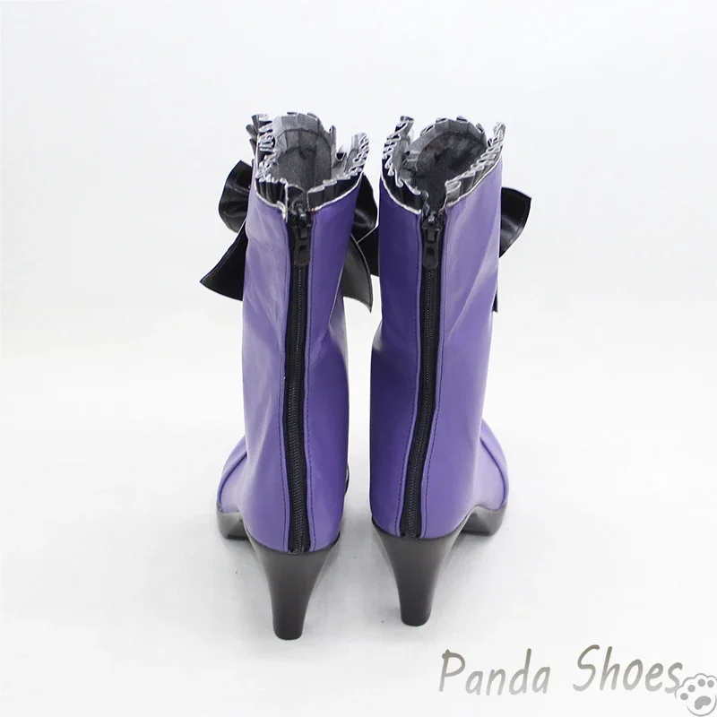 Game Rebellion Shiragiku Cosplay Shoes Anime Cos Comic Cosplay Costume Prop Shoes for Con Halloween Party