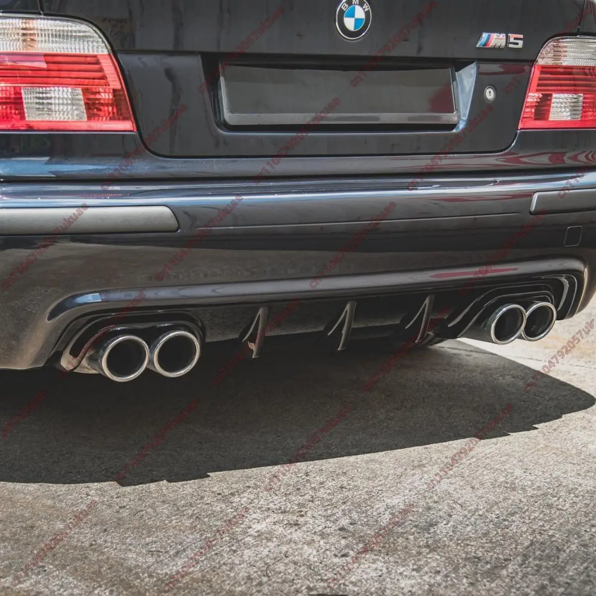 

Rear Valance For BMW M5 / 5 M-Pack E39 1998-2003 Car Rear Bumper Lip Splitter Spoiler Diffuser Under Chin Apron Guard Body Kits