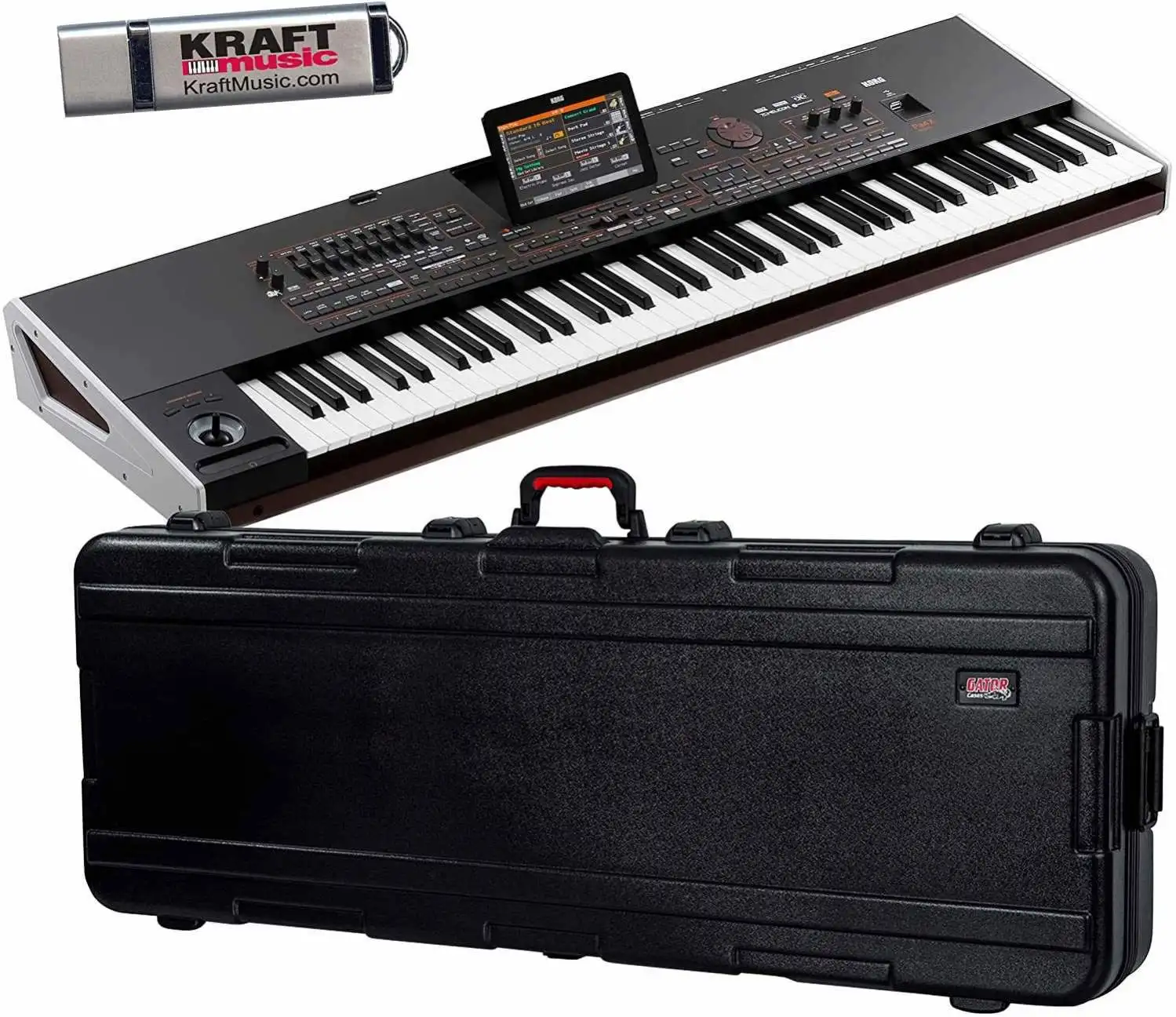 Teclado de estación de trabajo arreglador profesional Korg PA4X de 76 notas de la mejor calidad con sistema de altavoces