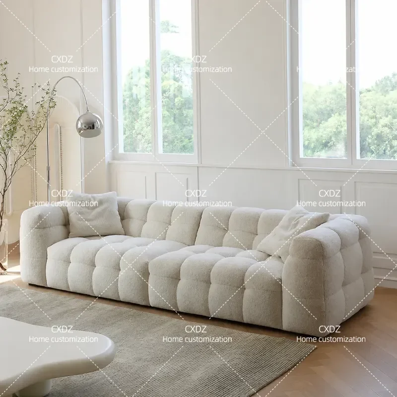 Puff BOBA Marshmallow Sofa for Living Room Small Apartment Simple Ins Cream Style Cloud Sofa