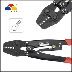 HX-10 pliers ratchet terminal crimping Tool Non-insulated terminal (hexagonal type)15-7AWG 1.5-10mm2