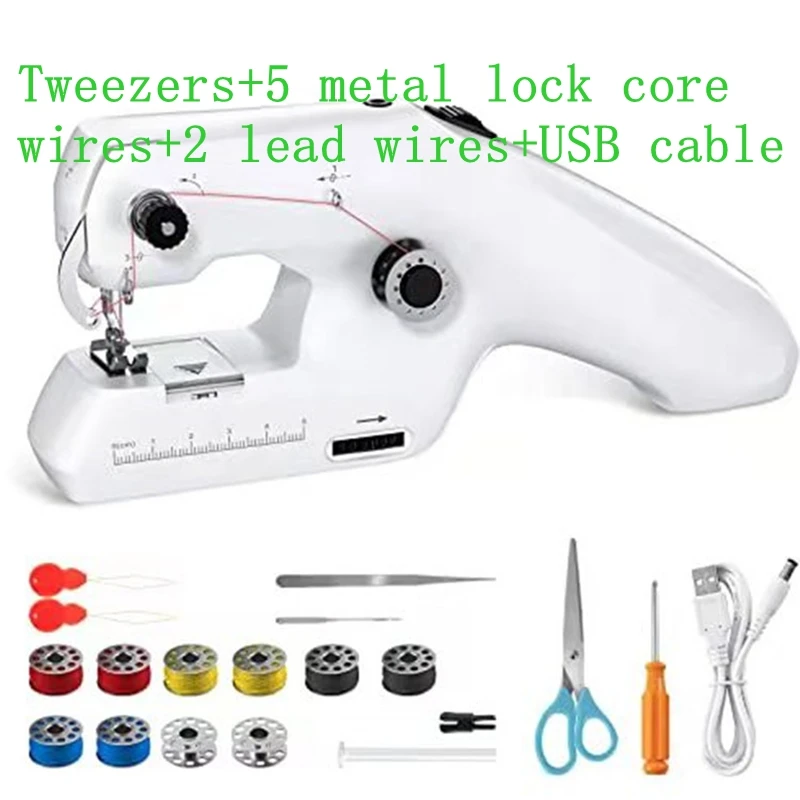 Home mini Sewing Machine Sewing Kit ZDML-6 Handheld Electric Sewing Machine Portable Lockstitch Electric Sewing Machine