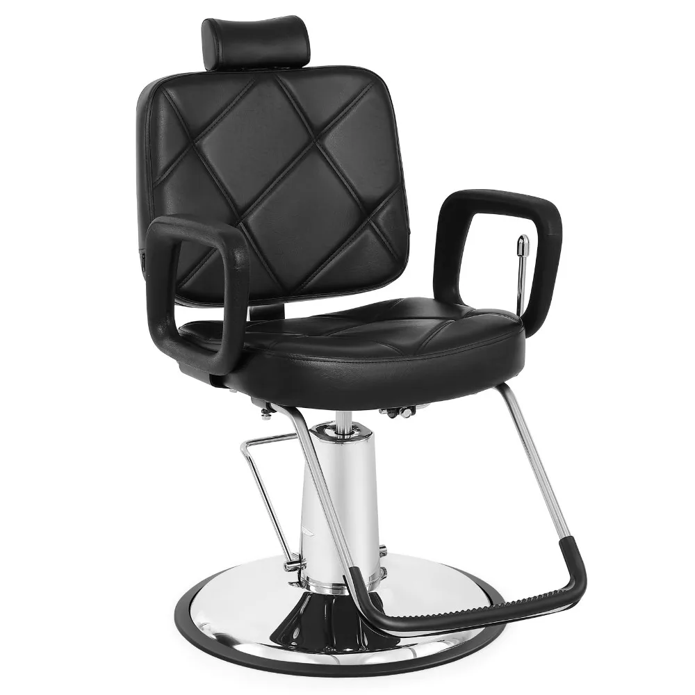 Hydraulic Recline Barber Chair Salon Chair for Hair Stylist Heavy Duty Tattoo Chair Shampoo Beauty Salon Equipment Left