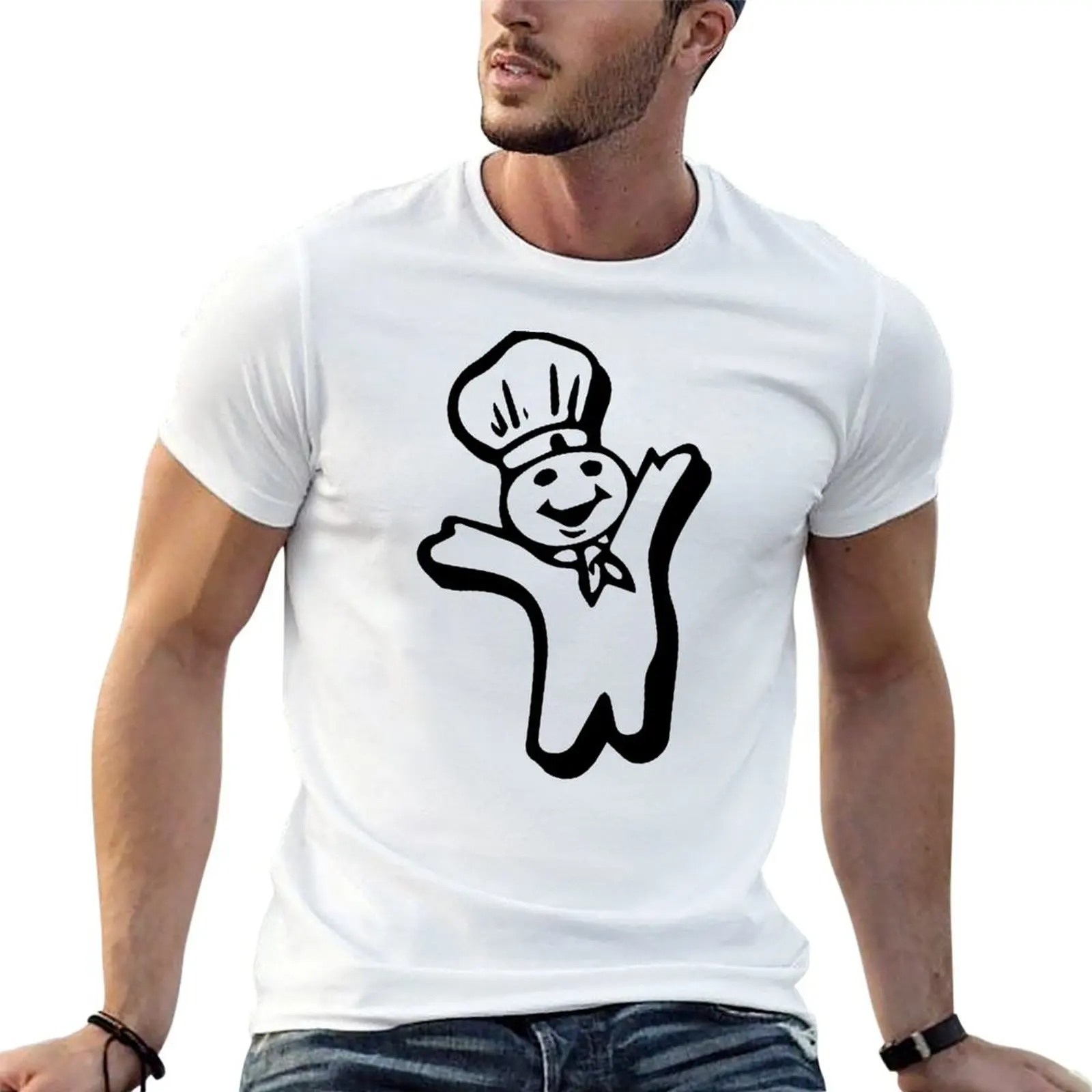 

Pillsbury doughboy T-Shirt t shirts with prints t shirt man cotton T-Shirt