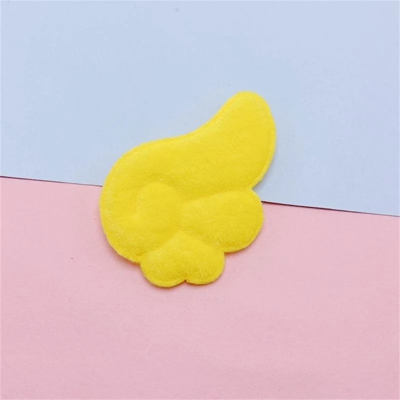 652F Crafts Furry Appliques Hairpin Handmade Plush Wing Appliques Hair Barrettes Trendy Decors for Hair Clip - Image 5