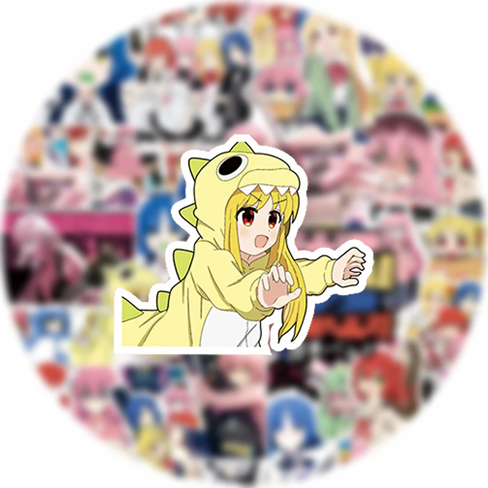 

10/30/75pcs BOCCHI THE ROCK! Anime Stickers Guitar Girl Gotoh Hitori Cartoon Decals DIY Laptop Diary Notebook Cute Sticker Toys