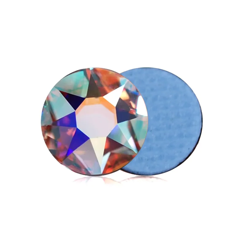 2088HF AB Xirius Hotfix Strass Crystal 8 Big  8 Small SS16 SS20 SS30 Czech Rhinestones Iron on Glass for Fashion Clothes Design