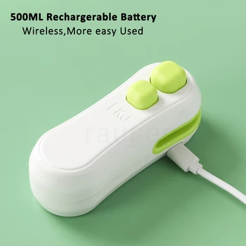 Mini Voedselverzegelaar Plastic Zakkenverzegelaar Warmtepakket Afdichtingszakken Plastic Clipzak Handheld Sealer Voedselverpakking Heat Sealer