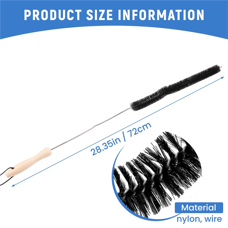 EAS-Очиститель вентиляционных отверстий Сушилка Щетка для ворса Очиститель вентиляционной ловушки Длинная гибкая щетка для катушки холодильника