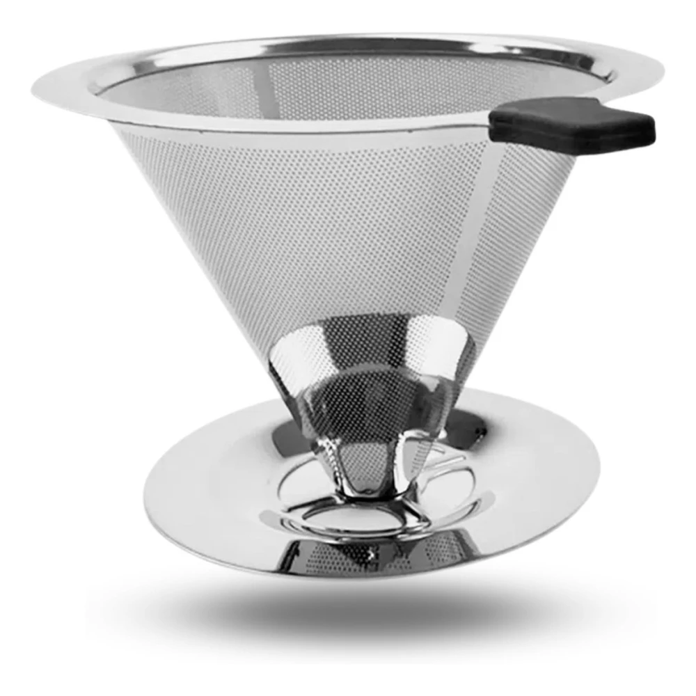 Enjoy the true taste of coffee with our Stainless Steel Pour Over Coffee Strainer. Without filter, only the best taste!