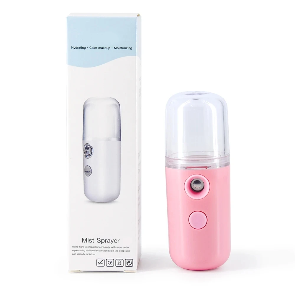 Mini pulvérisateur facial portable USB, 30ml, vaporisateur facial, vapeur qualifiée ale, humidificateur d'air hydratant, soins de la peau, instruments de beauté