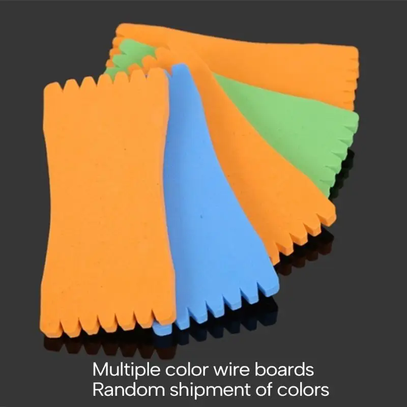 652F 10 قطعة خط الصيد المتعرج مجلس خط الصيد مجلس عقد خط زعيم الصيد