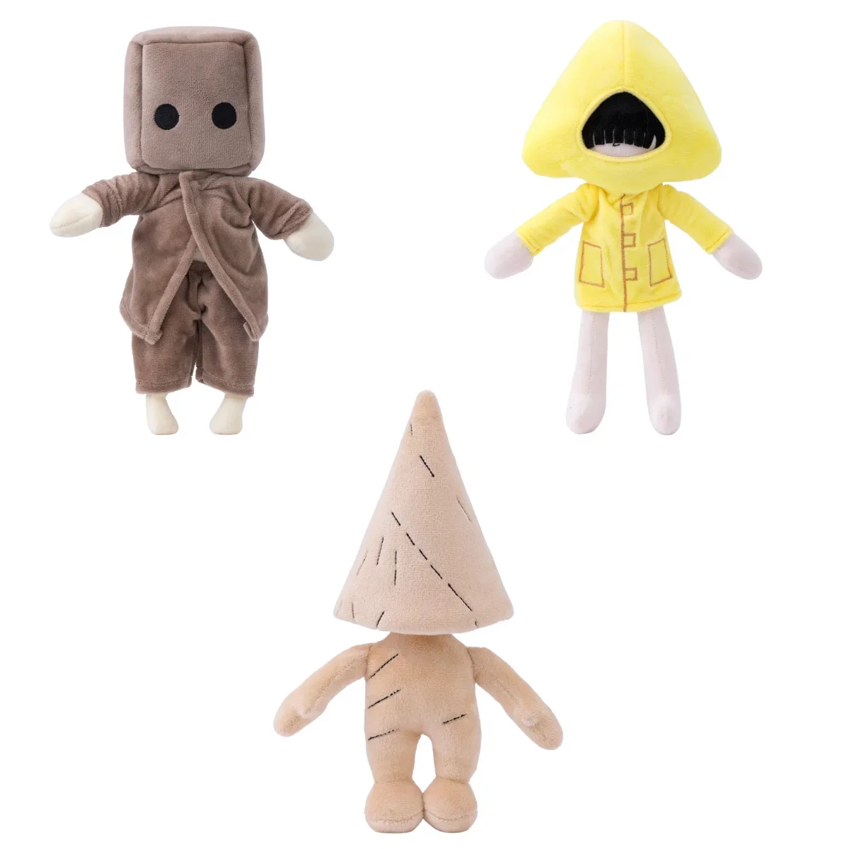 30cm Little Nightmares 2 Plush Toy Cartoon Figure Doll Adventure Game Stuffed Gift Toys for Girls Kids Fan Collection Plushies