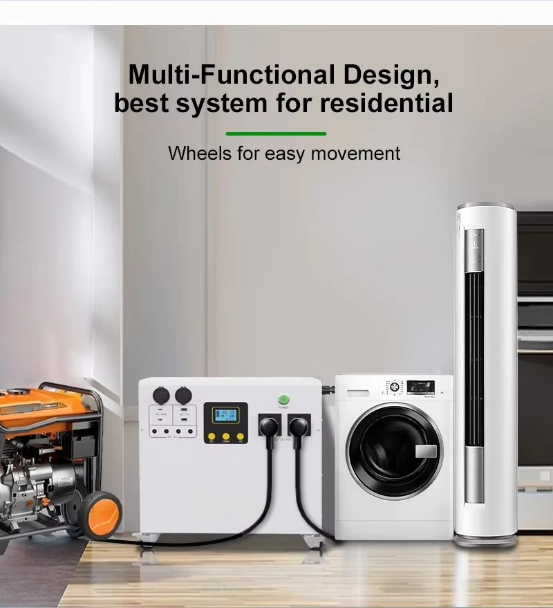 

2000W Portable Power Station Lithium Ion Battery Bank Solar Generator for Home Camping & Emergency Backup Car Source Accessible