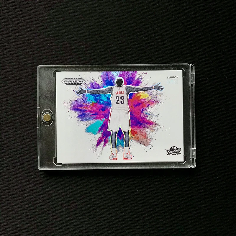 2025 بانيني بريزم لتقوم بها بنفسك بلاك ليبرون جيمس جيمس كافالييرز نسبة كبيرة سبلاش متر بطاقة طبق الاصل مجموعة بطاقات محلية الصنع #3