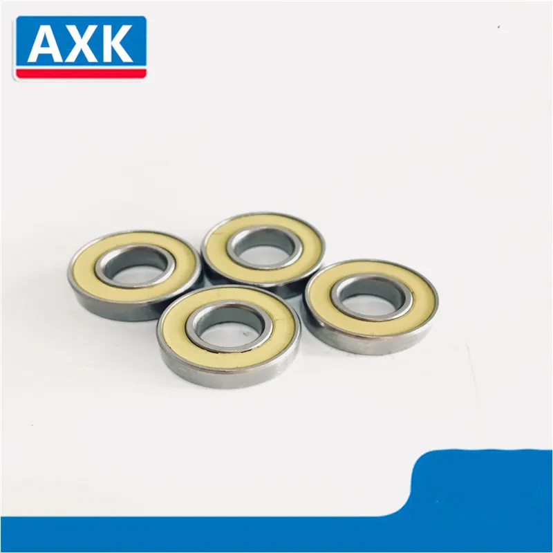 ABEC 3 Yellow Rubber ball bearings RC CAR & Truck Bearing for TAMIYA(CAR) WILD WILLY 2&METALLIC