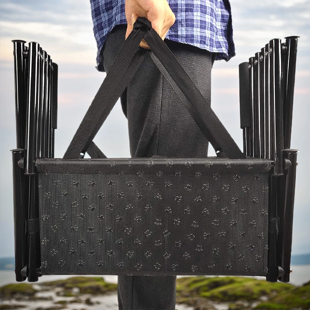 

5 Steps Car Dog Stairs with Nonslip Surface Foldable Dog Ramp Ladder Lightweight Portable Pet Ladder Ramp for Cars and SUV Truck