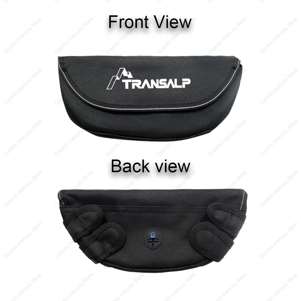 For HONDA XL750 TRANSAL P750 Motorcycle Handlebar Travel Bag Motorcycle Waterproof And Dustproof Handlebar Storage Bag