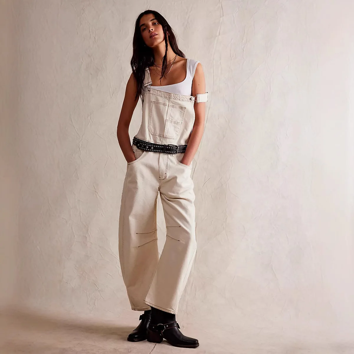 Vintage Denim Overalls for Women Spring Summer Loose Fit Classic Bib Casual Jean Stretchy Denim Overall Jumpsuits Leg Jean Pants
