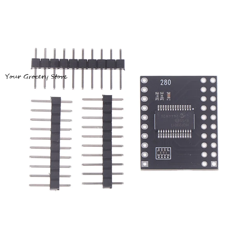 

TENSTAR MCP23017 Модуль последовательного интерфейса IIC I2C SPI двунаправленный 16-битный расширитель ввода-вывода 10 МГц Модуль последовательного интерфейса