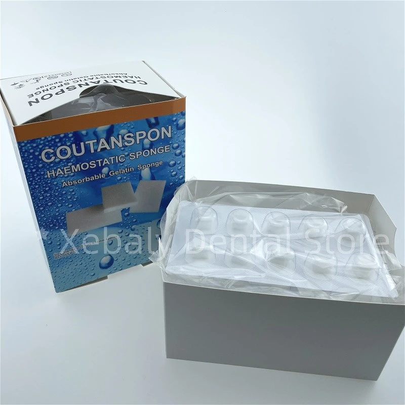 2Boxes Dental Clinic Consumables Denture Medical Hemostatic Sponge Wound Hemostatic Sponge Oral Cotton Roll