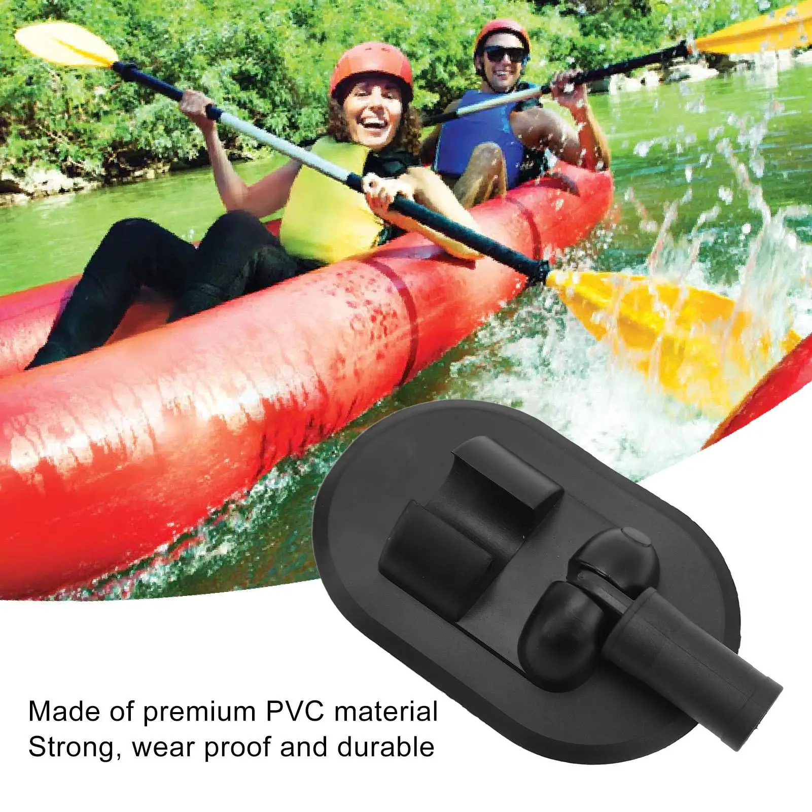 Inflatable Boat Kayak Mount Base - PVC Tent Base, Easy Install, Wear-Resistant, 180° Rotatable for dinghies