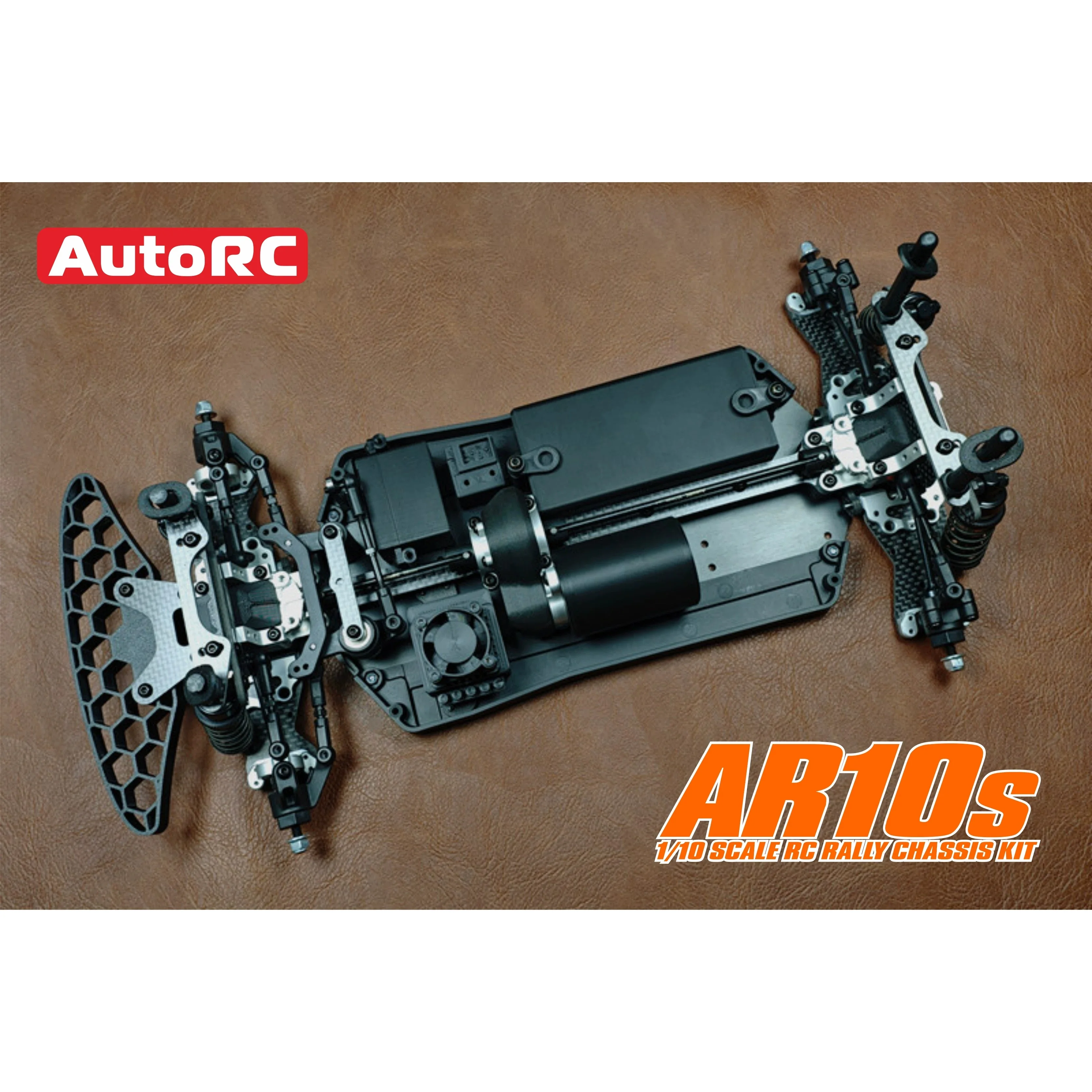 AutoRC 1/10 AR10S Rally Frame KIT Version Model Car Chassis AU03707 7075 Aluminium Base Plate