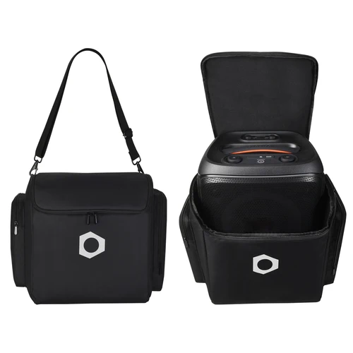 Imagen 2 del producto Bolsa de almacenamiento de Audio Universal, Estuche De Viaje para exteriores de gran capacidad, funda protectora portátil antiarañazos para JBL PartyBox Encore 2