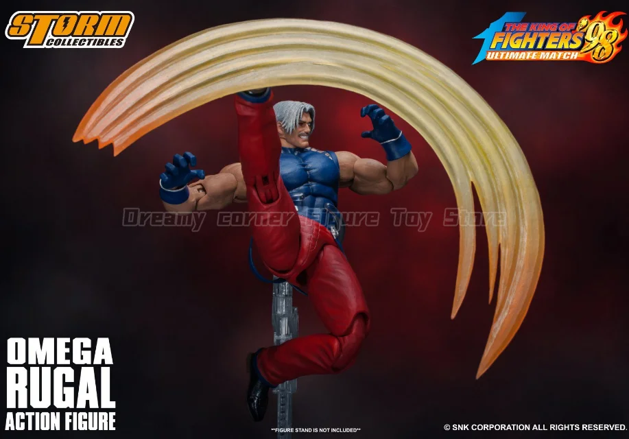 【재고 있음】오리지널 STORM COLLECTIBLES KOF98 오메가 루갈 1/12 액션 피규어 장난감 모델 선물 컬렉션