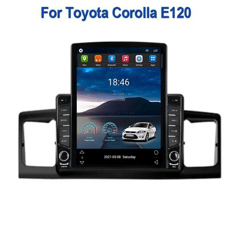 For Tesla Style 2Din Android13 Car Radio For TOYOTA Corolla E120 2013 -2035 Multimedia Video Player GPS Stereo Carplay DSP RDS