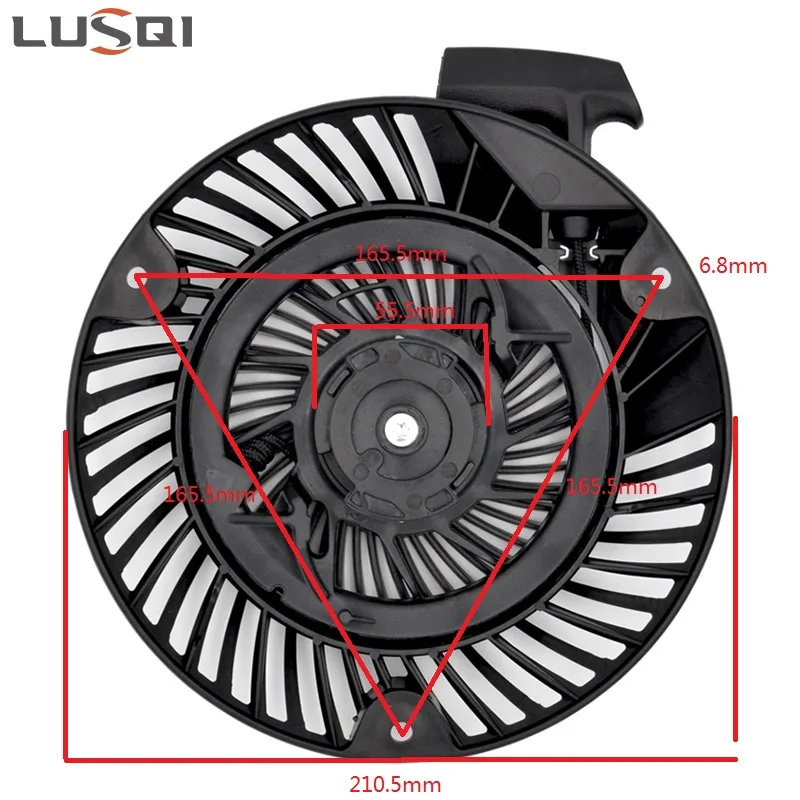 Imagem -02 - Lusqi Recoil Starter Ferramentas de Jardim Aparador Grama Gerador Peças Reparo para Briggs Stratton 593958 793470 798909