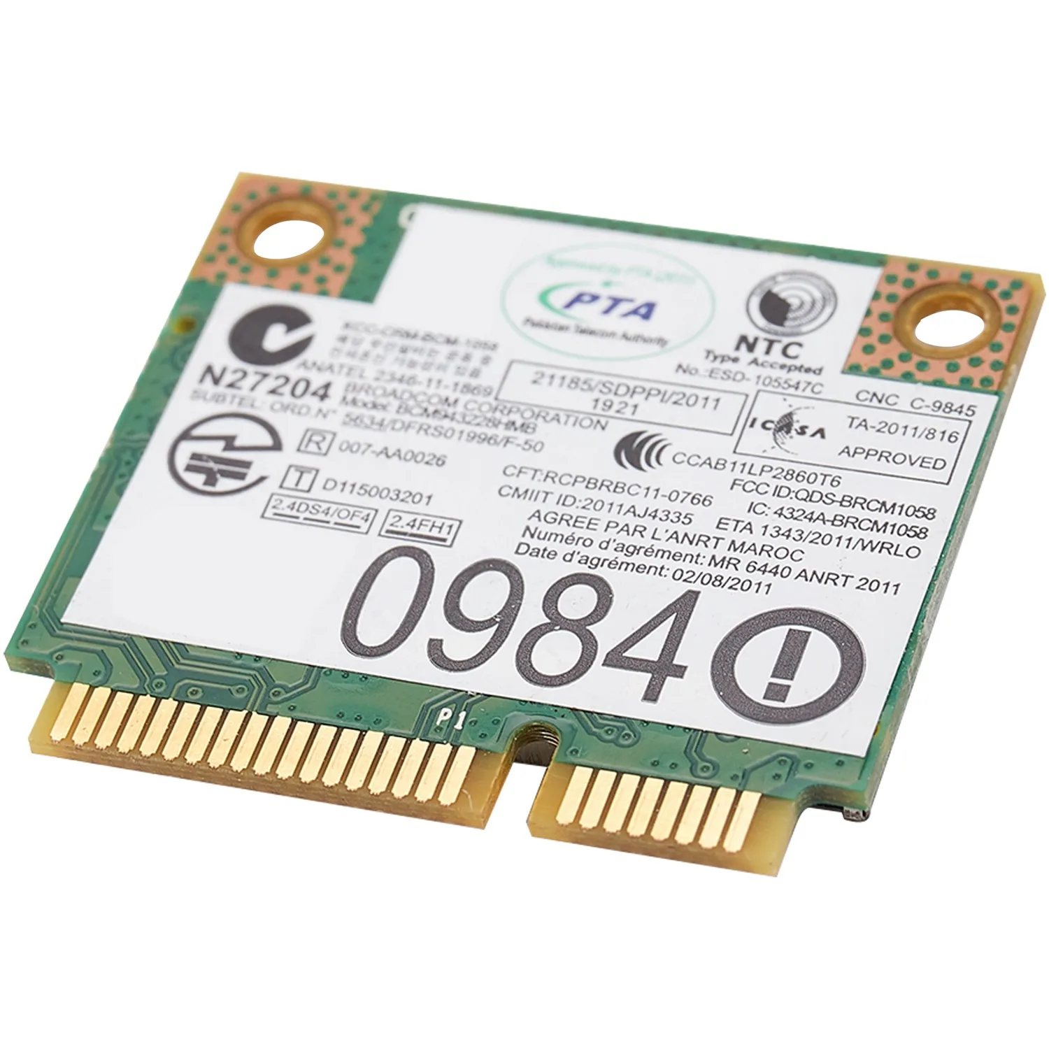 BCM943228HMB 04W3764 WIFI Wireless Bluetooth 4.0 Half MINI PCI-E Card Compact for Lenovo E130 E135 E330 E335 E530 E535 E430