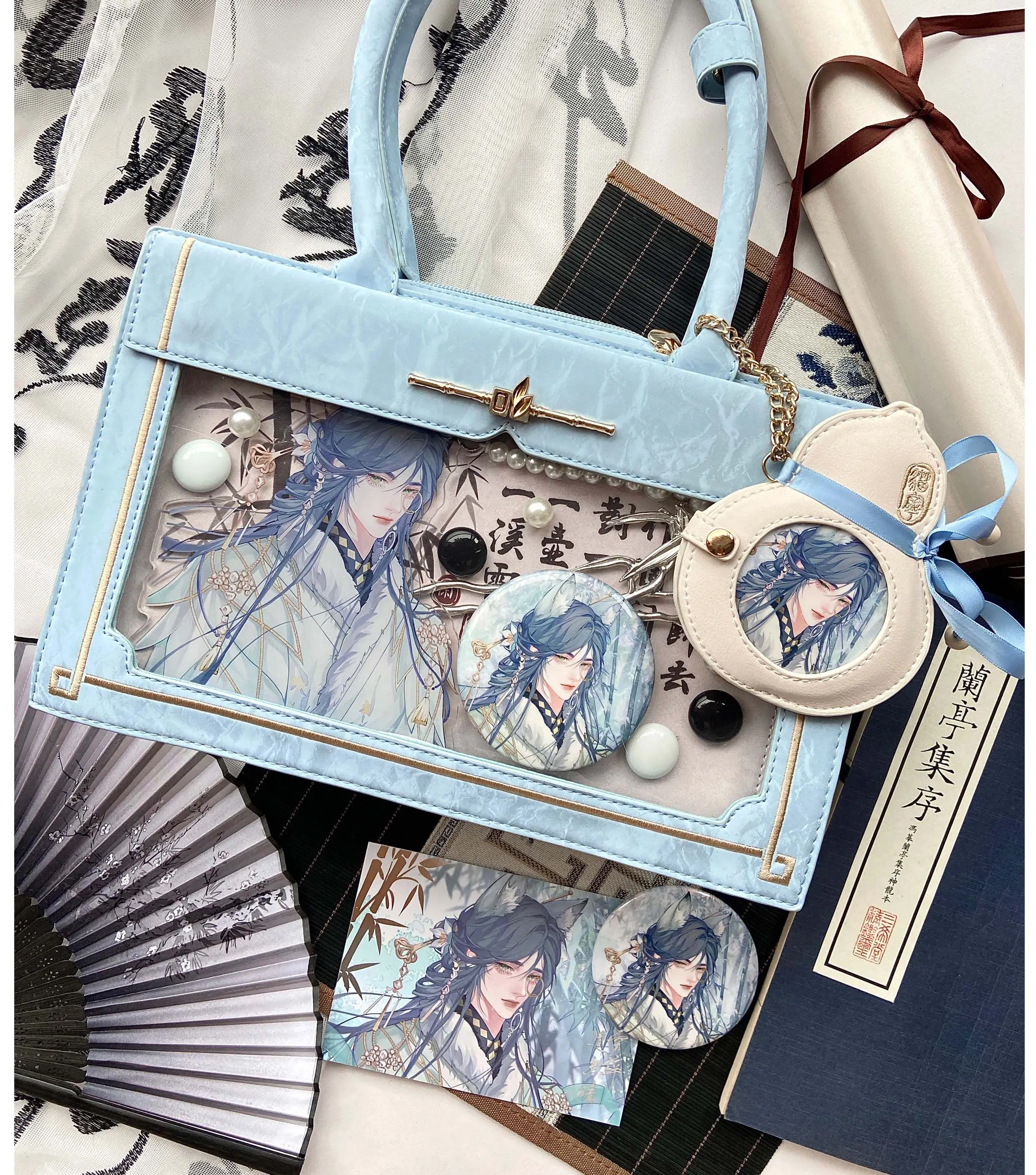 Original Cloud Idle Pain Oblique Span Shoulder Portable Cute Chinese Style Antique Retro Lta Bag