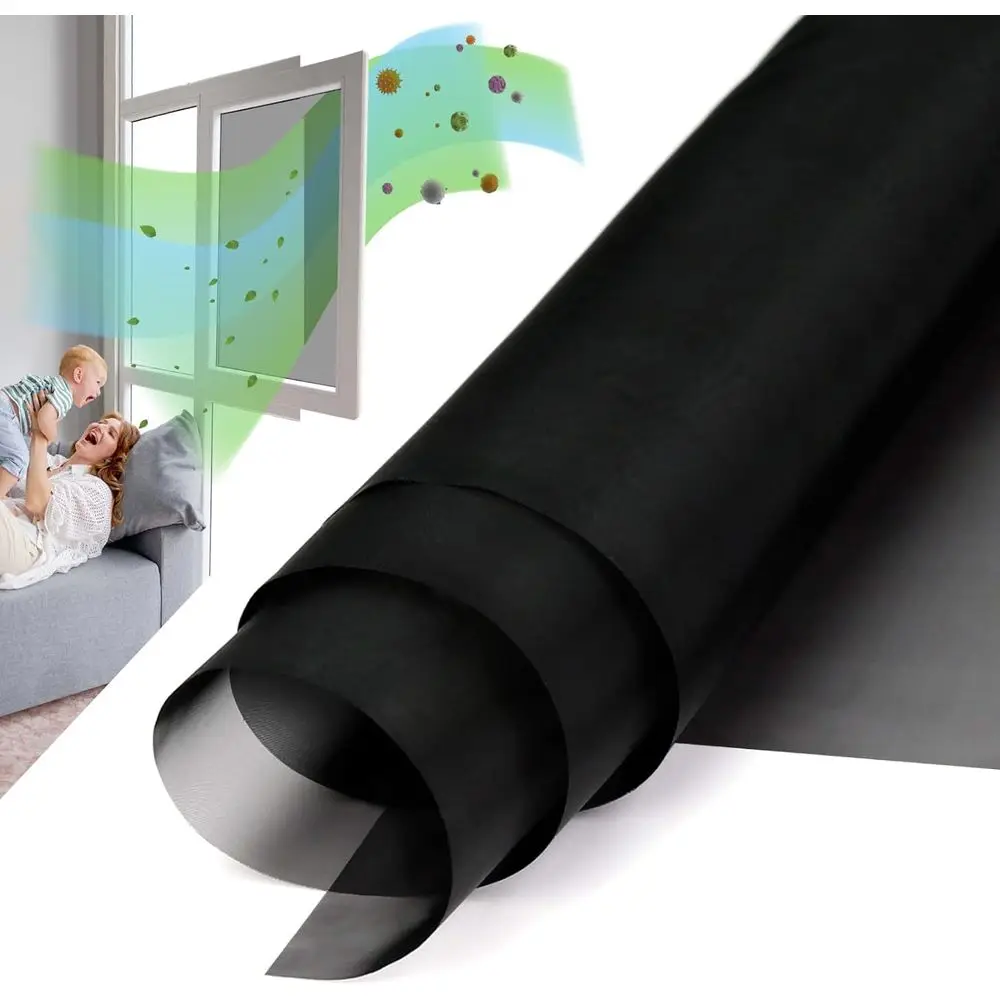 

Высокоплотный сетчатый фильтр HOMWMPA для окон, замена сетки для фильтрации пыльцы, 135 отверстий на дюйм, защита от пыльцы или воздушная фильтрация