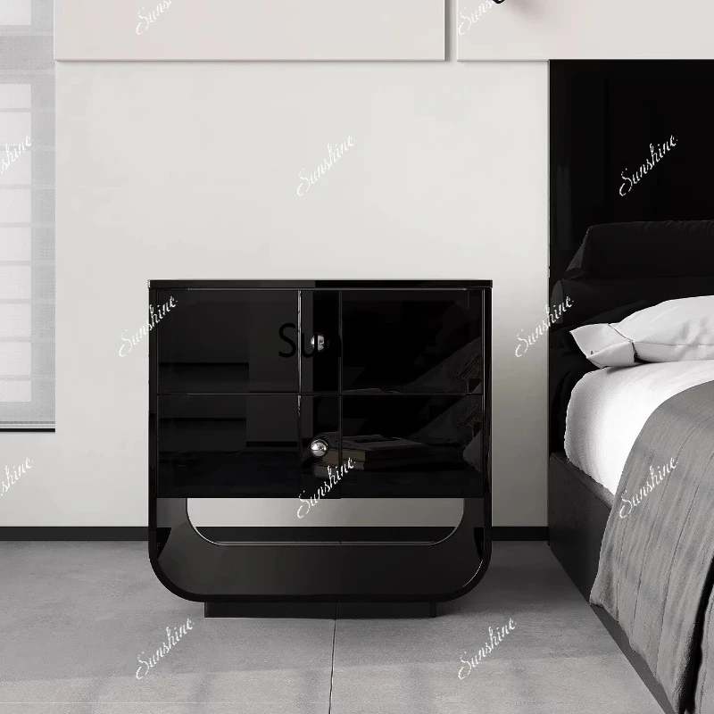 

Bedroom bedside rack\ Light luxury high-end storage Bedside locker