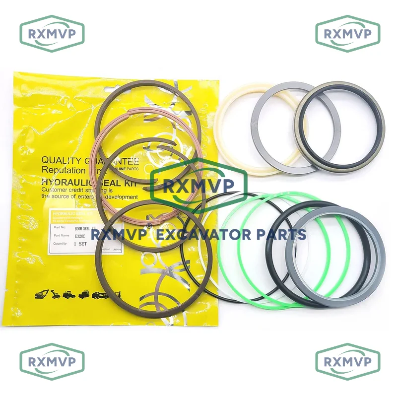 For Caterpillar cat E320C E312D E307C E318 E320C Excavator Parts Cylinder Repair Kit Boom Cylinder Kit Arm Cylinder Kit