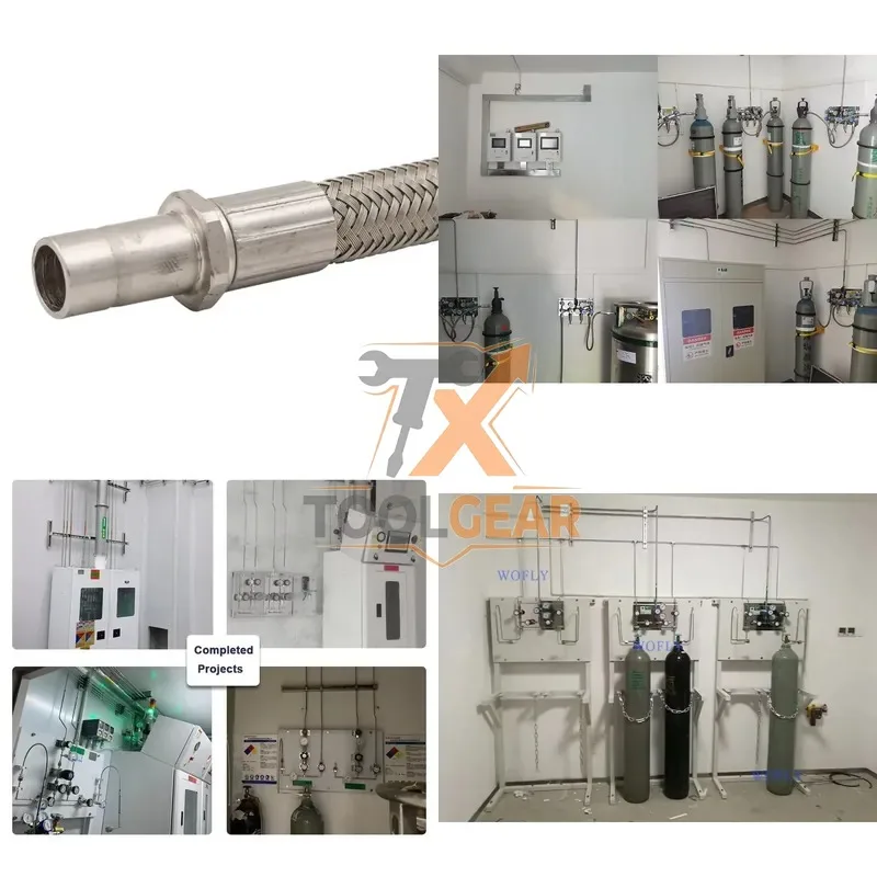 2026hotsale* 1/2 Tube Stub X 36 Long PTFE Stainless Steel Braided Hose Braid Hose Ptfe Braided Hose