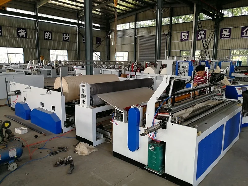 Full Automatic Jumbo Roll Width 2200mm Toilet Paper Machine Production Line