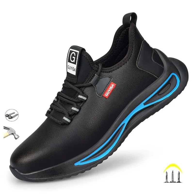 

Men's Light Wear-Resistant, Anti-Skid And Puncture Resistant Leisure Sports Safety And Labor Protection Shoes