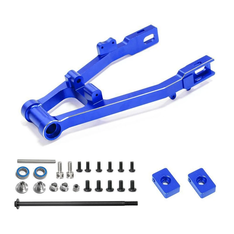 For LOSI 1/4 Promoto-MX RC Car Electric Motorcycle Rear Swing Arm Rear Fork Wheel Seat Parts Accessories 264000 Blue