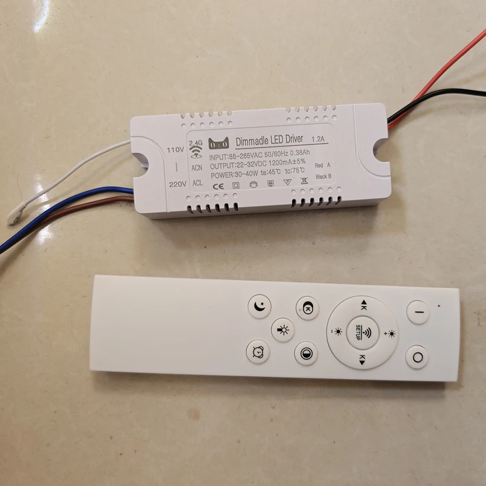 AC85-265V to DC22-32V APP LED Driver Two Lines 2 Color Intelligent Power Supply 600mA 1200mA 1500mA 1800mA 2400mA 2700mA 3000mA
