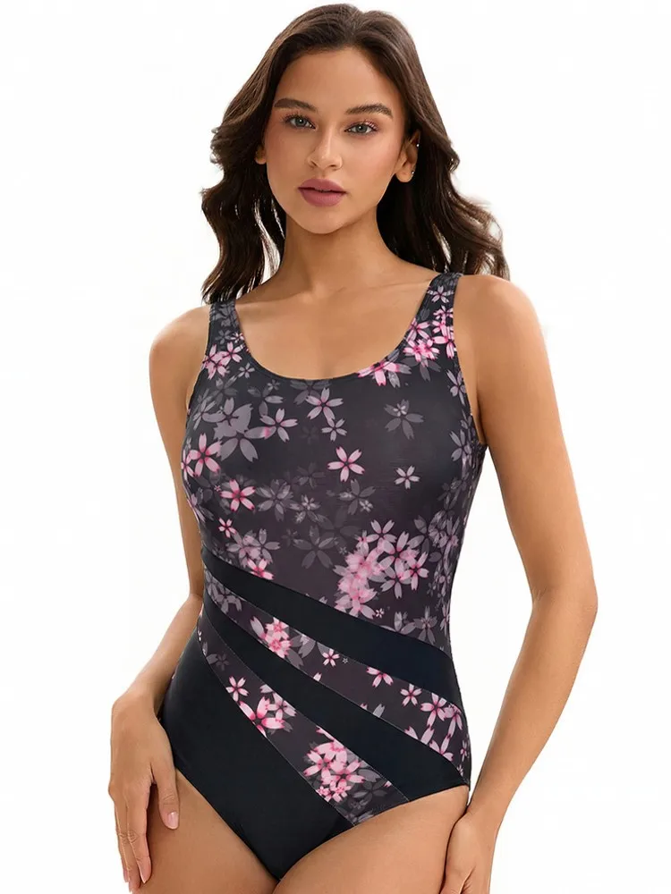 

New High Waist Sexy Swimsuit Women Summer Bathing Suit Bikini Set Sleeveless Swimwear Women Beach Swimming Suit For Female